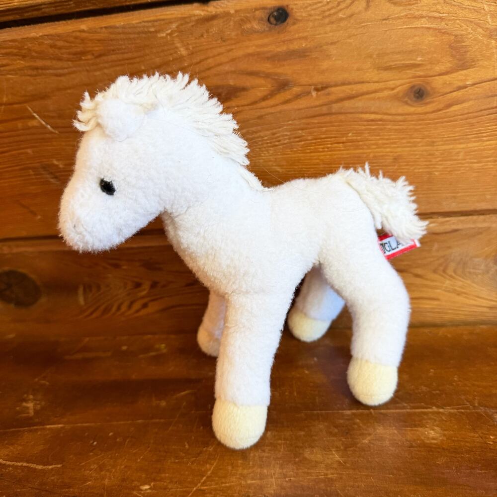 Douglas White Horse Cuddle Toys Plush 7inch